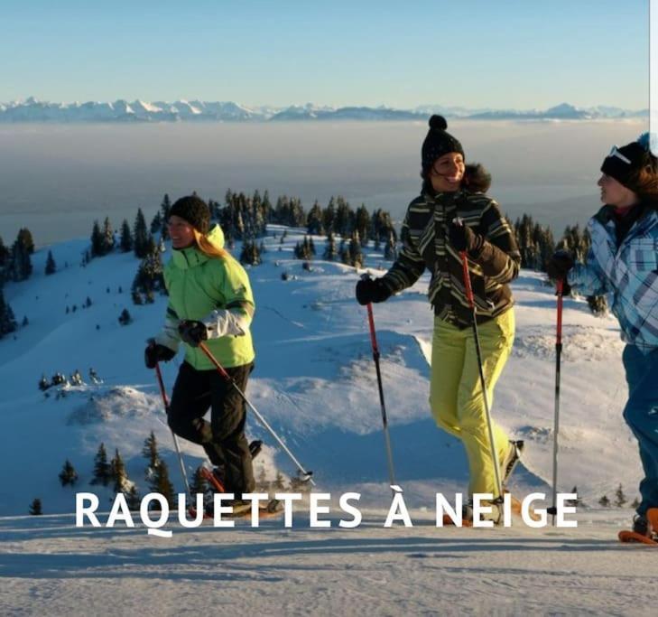 Vila Gite Jura Mina Chalet Au Milieu De La Nature Ney Exteriér fotografie