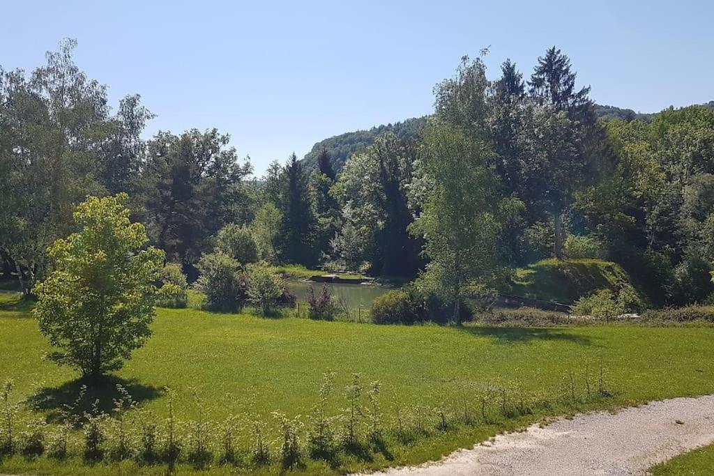 Vila Gite Jura Mina Chalet Au Milieu De La Nature Ney Exteriér fotografie